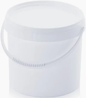 Seau plastique avec couvercle